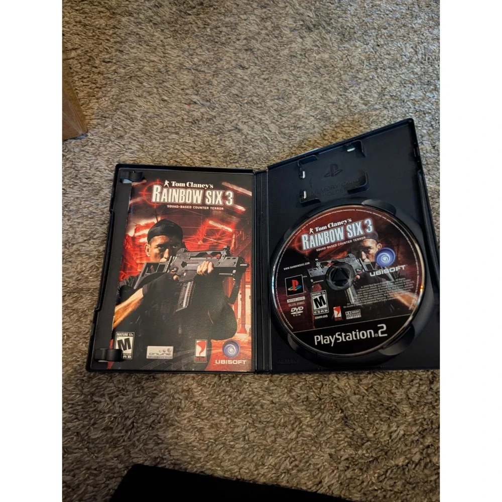 Tom Clancy's Rainbow Six 3 Squad Based Counter Terror Sony PlayStation 2 PS2